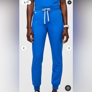 FIGS Royal Blue High Waisted Medium Tall Joggers